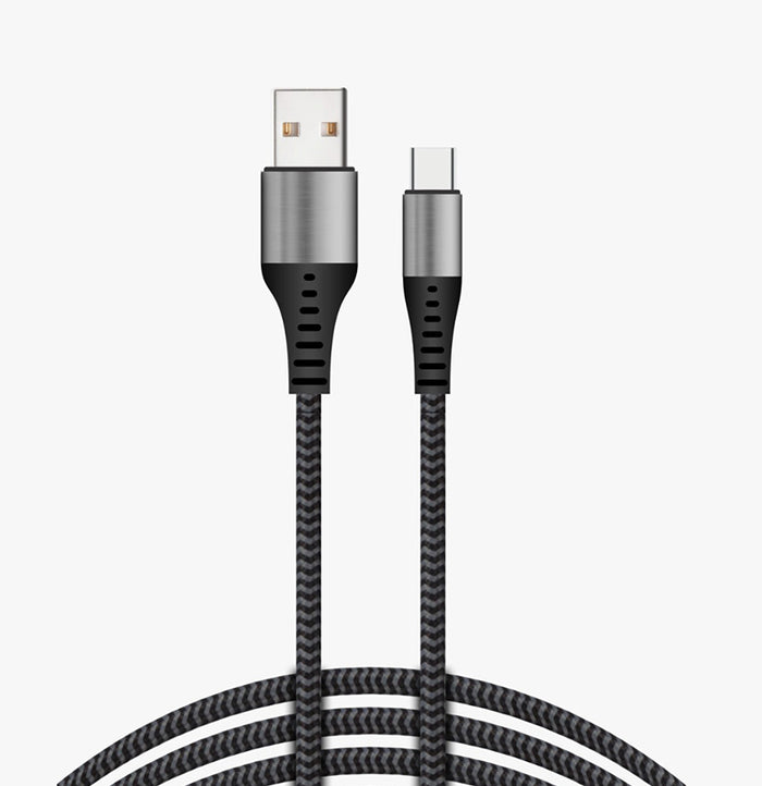 Braid Fast Charging USB/Type C Cable - 3.1A