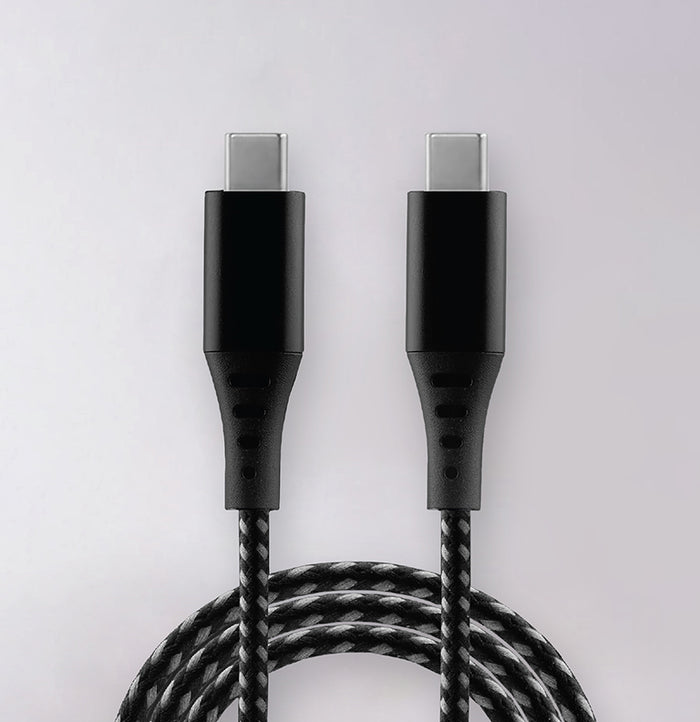 Type C to Type C Braid PD Cable - 30 Watts