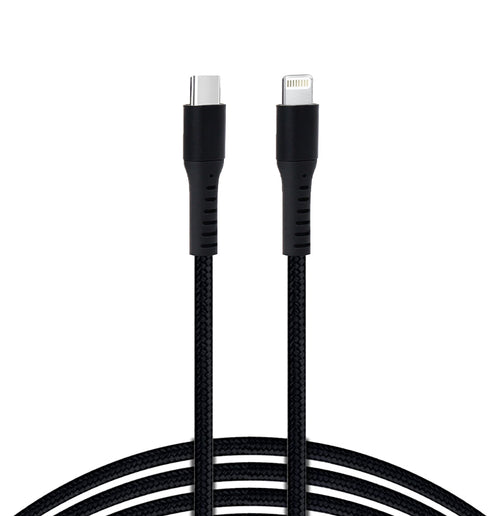Type C to Lightning PVC Cable - 12 Watts