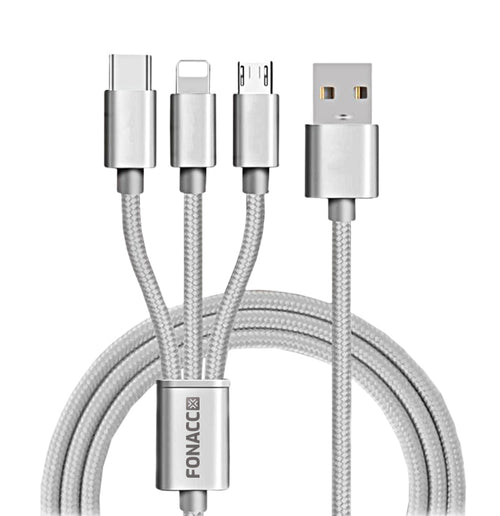 3 in 1 Cable (Micro/Type C/Lightning)