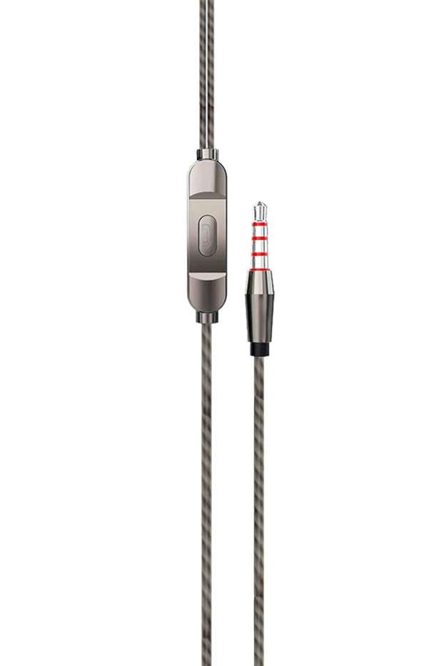 FONACC Funky Wired Earphone with Mic, 3.5mm Connectivity, 10mm Dynamic Drivers for Enhanced Bass, Lightweight and Durable Design