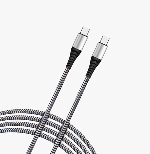 Type C to Type C Braid PD Cable - 65 Watts