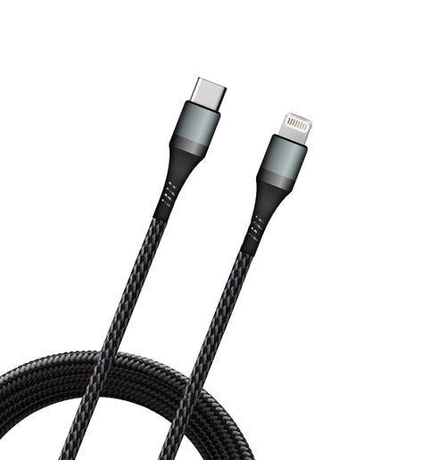 Type C to Lightning Braid PD Cable - 12 Watts